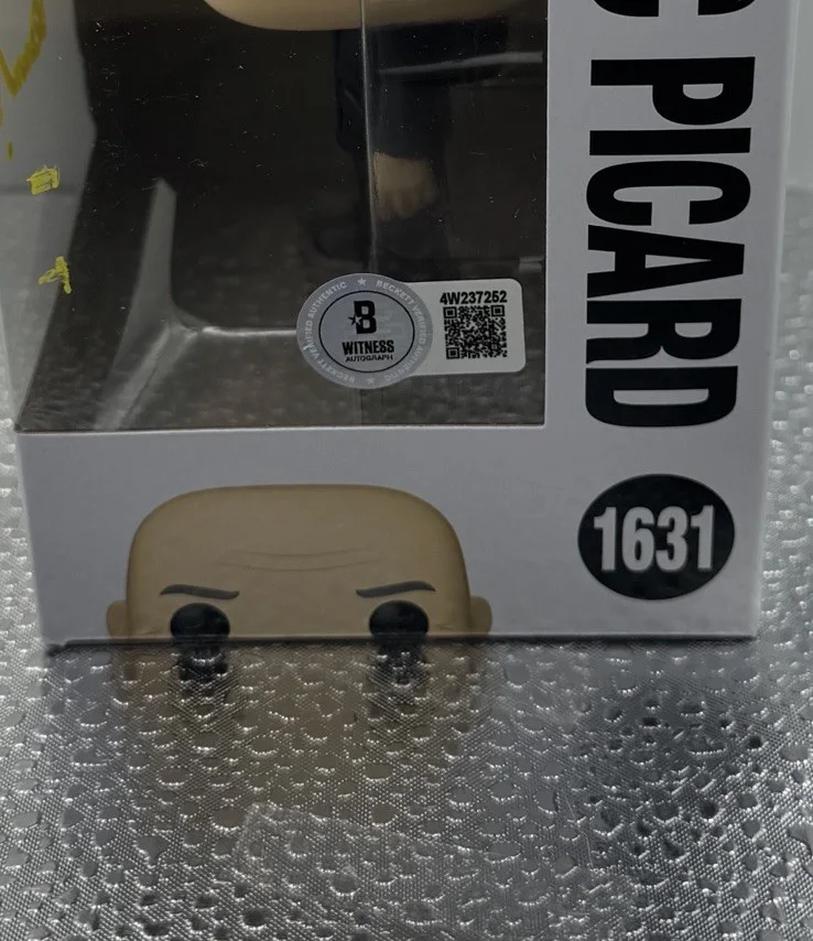 Patrick Stewart — PATRICK STEWART SIGNED STAR TREK JEAN-LUC PICARD FUNKO POP BAS BECKETT 6, изображение 5
