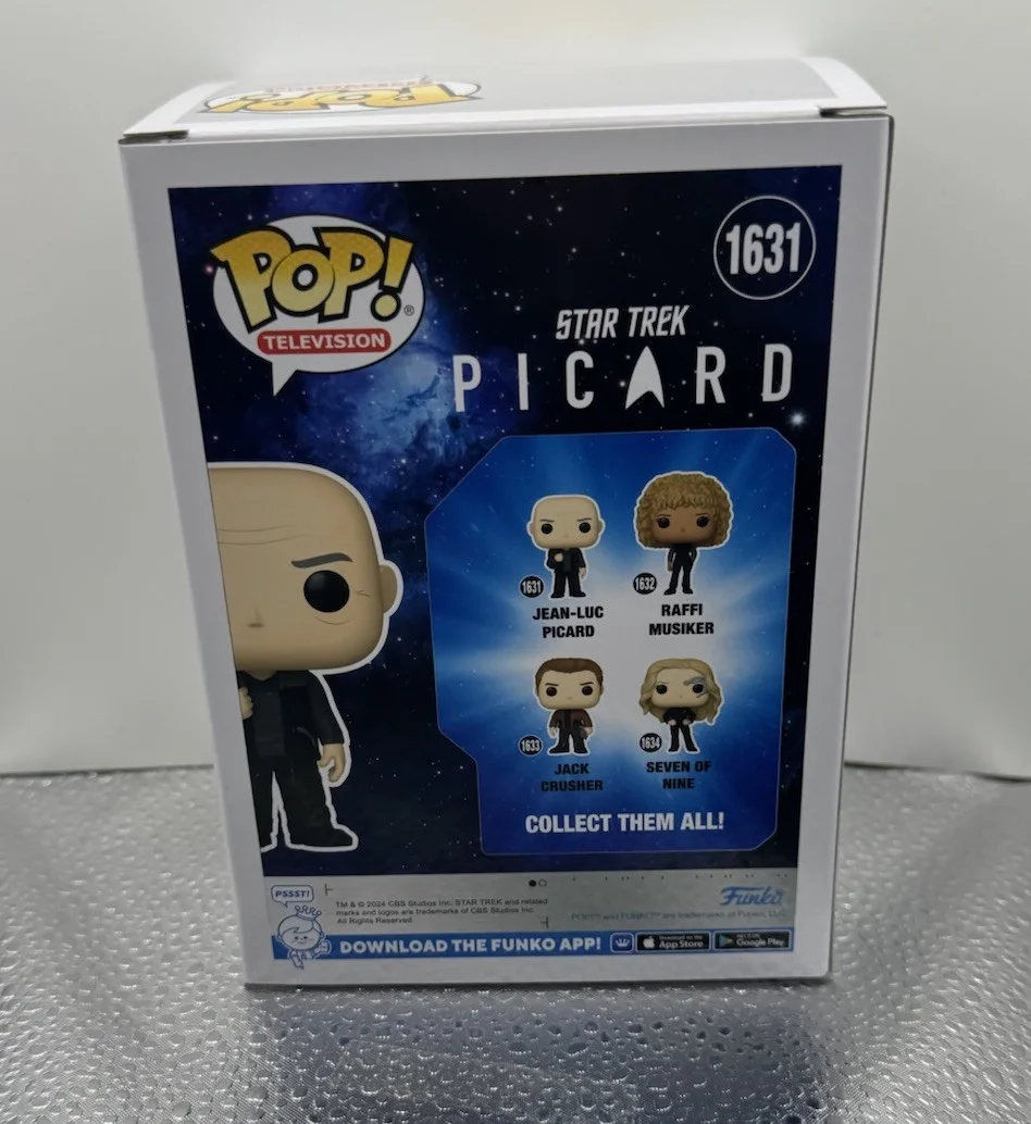 Patrick Stewart — PATRICK STEWART SIGNED STAR TREK JEAN-LUC PICARD FUNKO POP BAS BECKETT 5, изображение 3