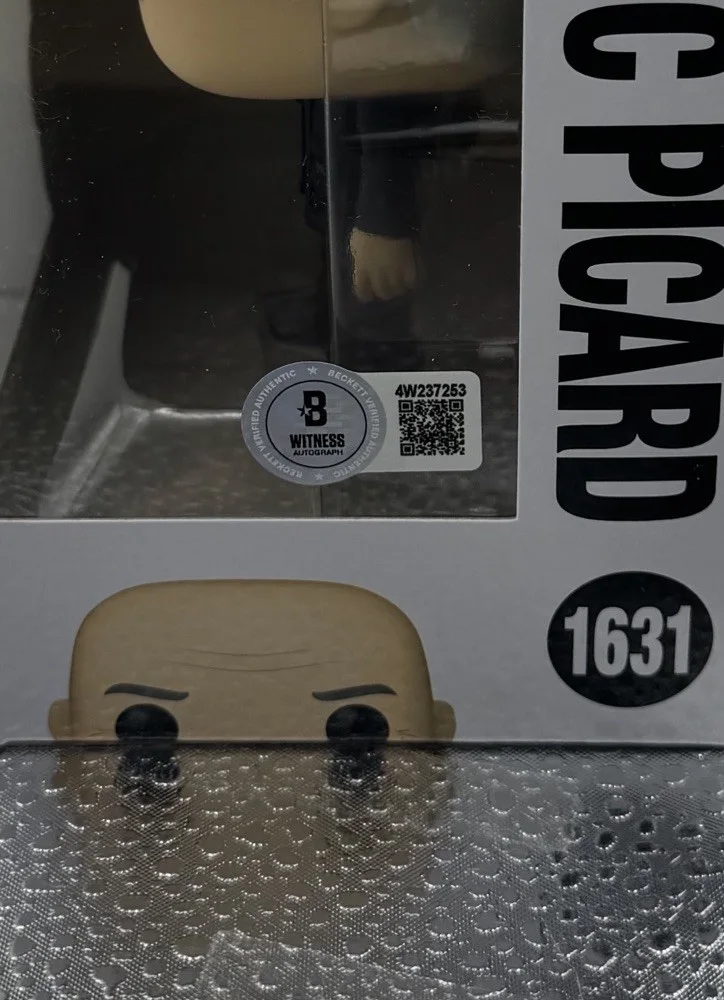 Patrick Stewart — PATRICK STEWART SIGNED STAR TREK JEAN-LUC PICARD FUNKO POP BAS BECKETT 5, изображение 5