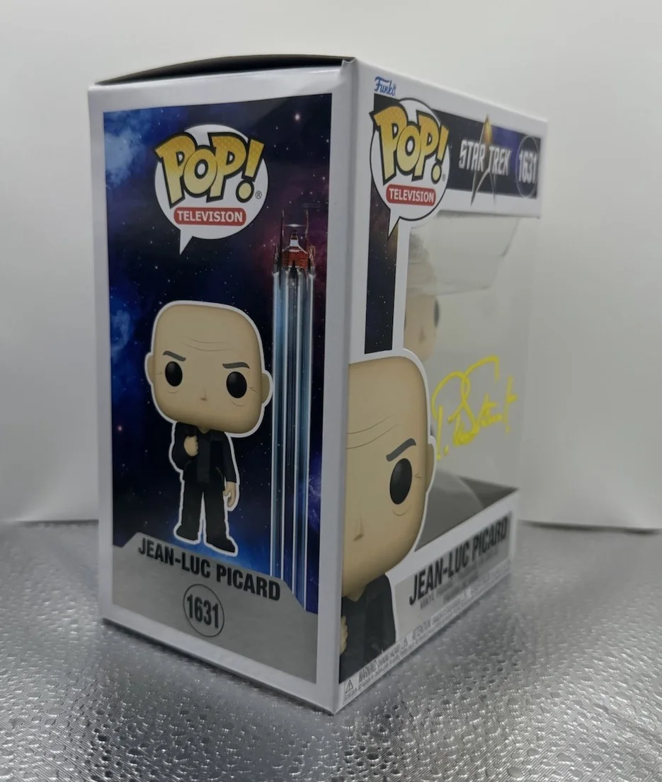 Patrick Stewart — PATRICK STEWART SIGNED STAR TREK JEAN-LUC PICARD FUNKO POP BAS BECKETT, изображение 2