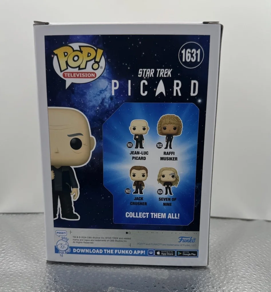 Patrick Stewart — PATRICK STEWART SIGNED STAR TREK JEAN-LUC PICARD FUNKO POP BAS BECKETT, изображение 3