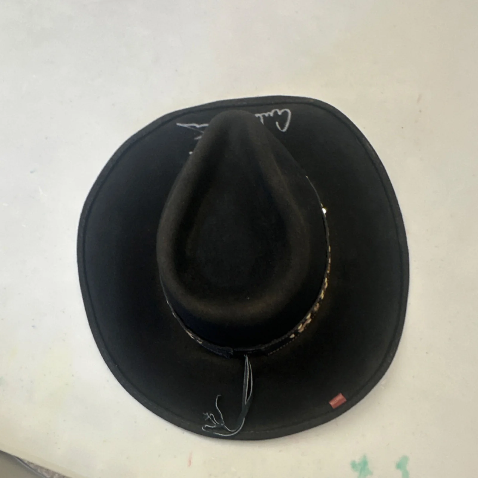 Emilio Estevez — Bullhide Autographed Billy the Kid Hat Signed Emilio Estevez Movie Memorabilia, изображение 3