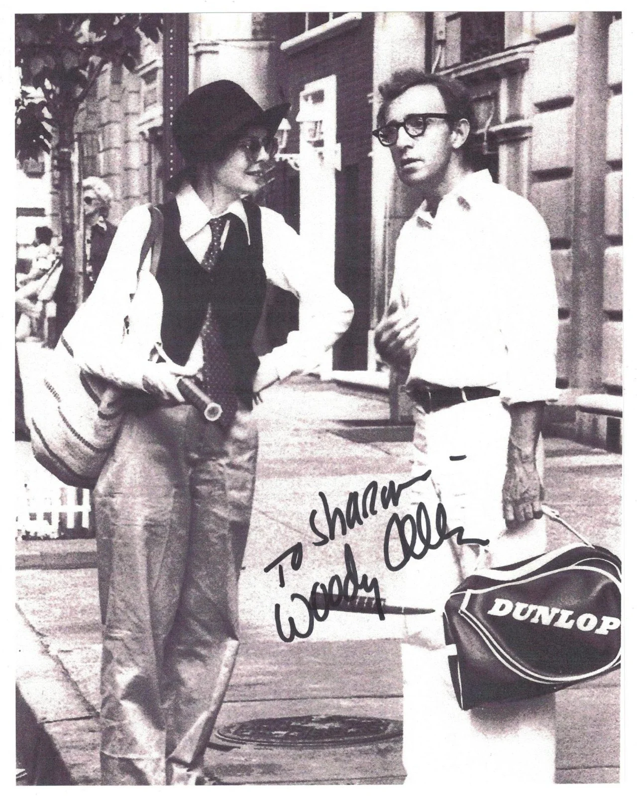 Woody Allen — Woody Allen Signed Autographed 7 1/2 x 9 1/2 Photo Actor Comedian