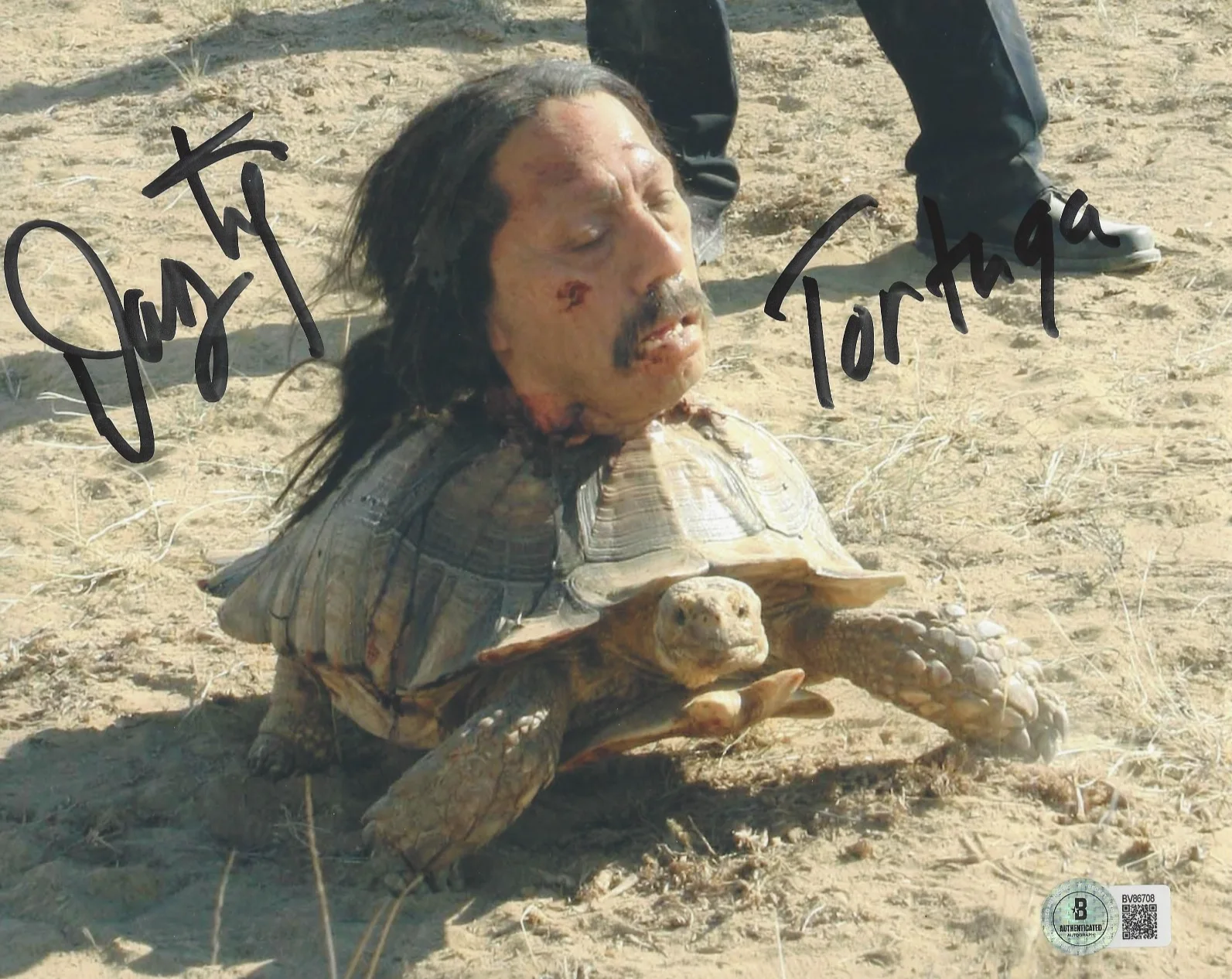 DANNY TREJO SIGNED 'BREAKING BAD' TORTUGA 8x10 PHOTO TV SHOW BECKETT BAS COA, image 2