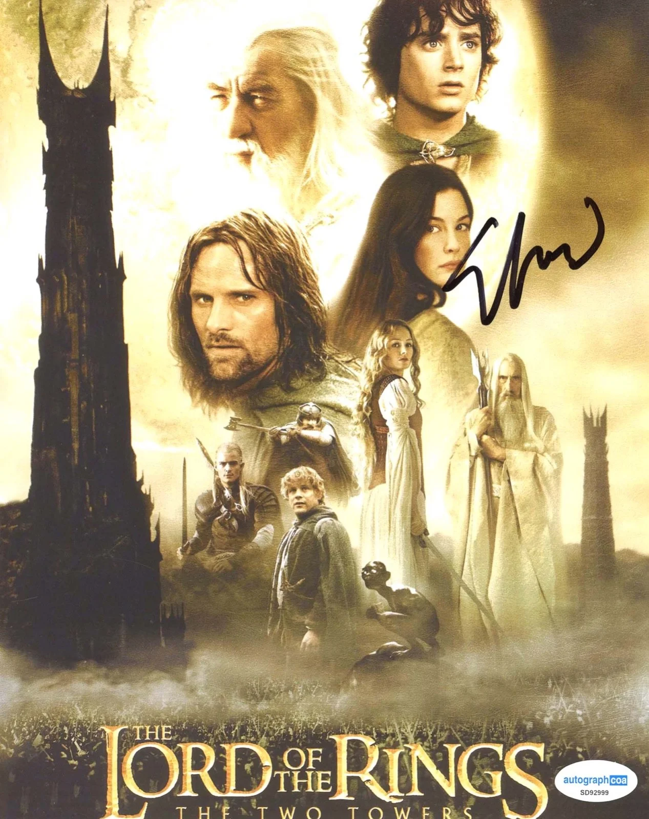 ELIJAH WOOD — Elijah Wood signed "LORD OF THE RINGS" 8x10 Photo f EXACT PROOF Frodo ACOA COA, изображение 4