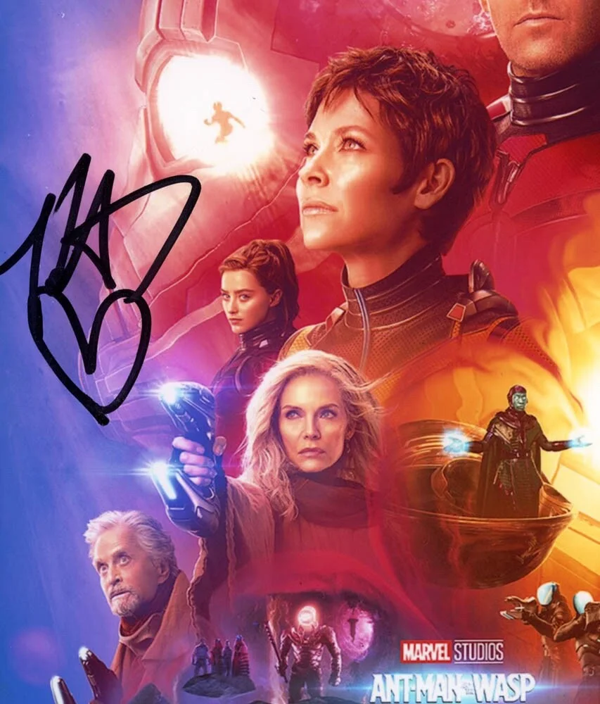 KATHRYN NEWTON — Kathryn Newton signed "ANTMAN WASP QUANTUMANIA" 8x10 Photo PROOF d ACOA COA, изображение 4