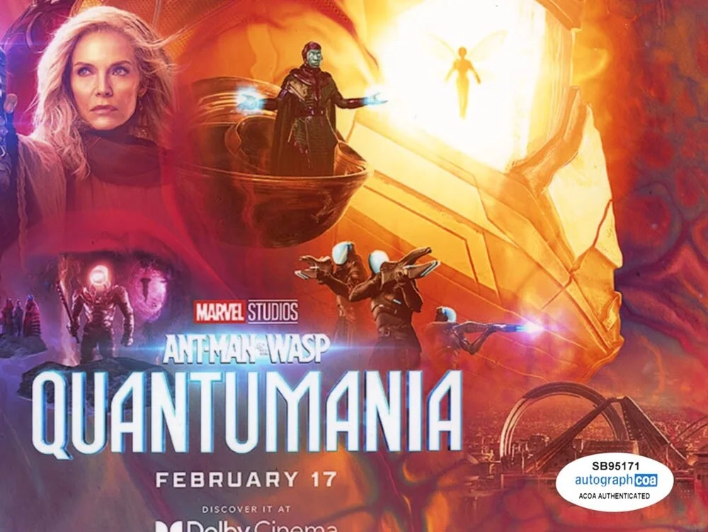KATHRYN NEWTON — Kathryn Newton signed "ANTMAN WASP QUANTUMANIA" 8x10 Photo PROOF d ACOA COA, изображение 5