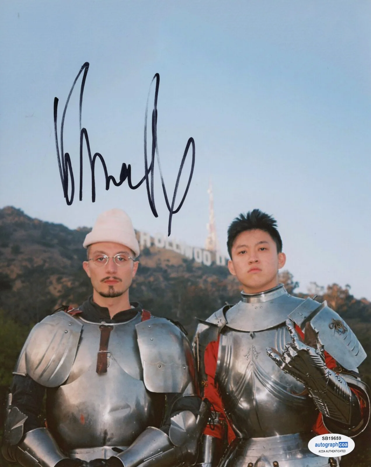 BBNO — Rapper BBNO$ signed "EDAMAME" 8x10 Photo Exact Proof LALALA Rich Brian ACOA COA, изображение 4