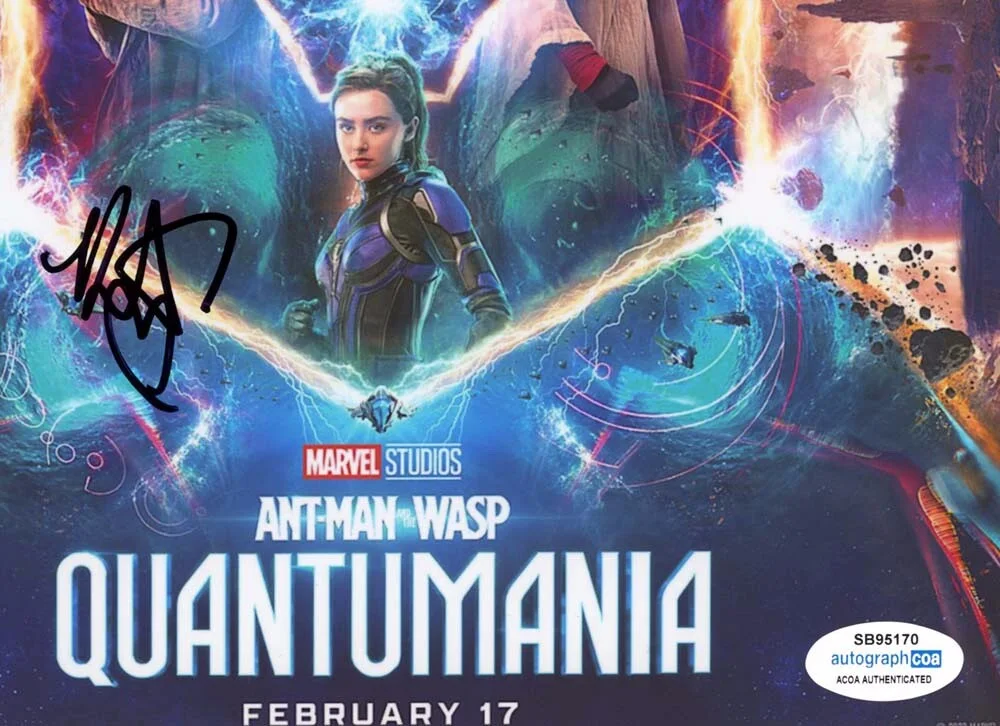 KATHRYN NEWTON — Kathryn Newton signed "ANTMAN WASP QUANTUMANIA" 8x10 Photo EXACT PROOF c ACOA, изображение 5