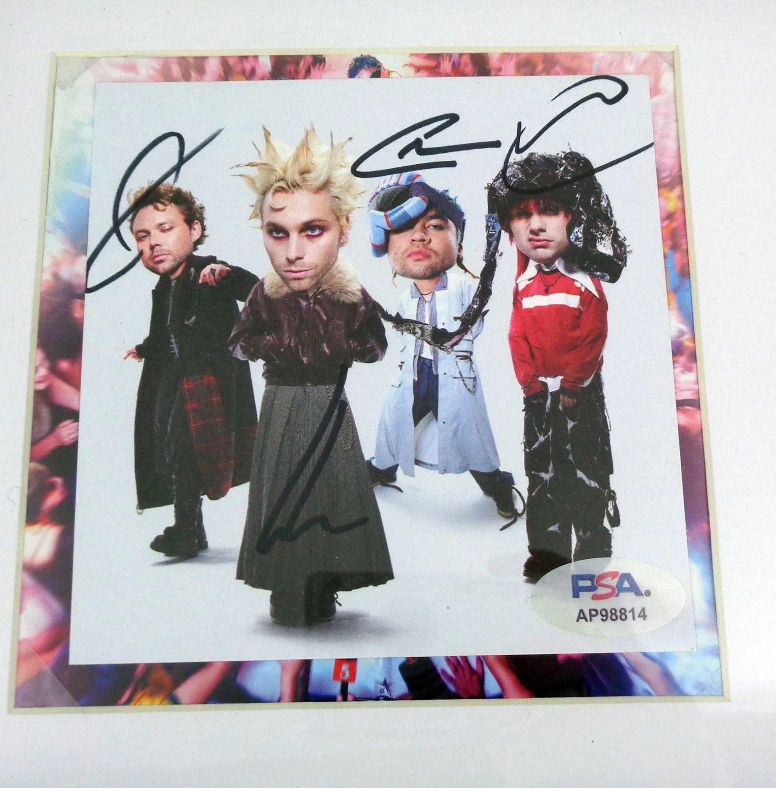 5SOS 5 Seconds of Summer Signed Everyone's A Star CD Framed PSA/DNA COA A, изображение 2