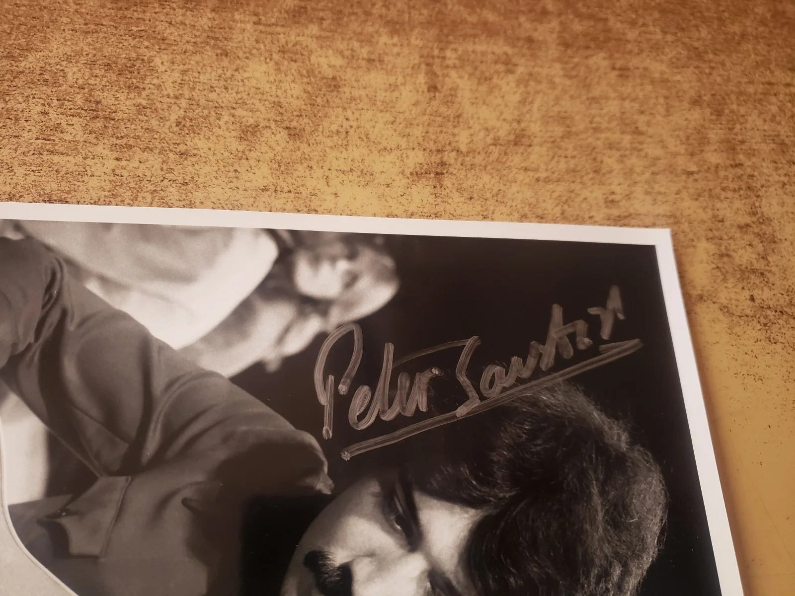 HAND SIGNED EXCELLENT PETER SARSTEDT 1960s 8x10 INCHES OLD PHOTO, image 2