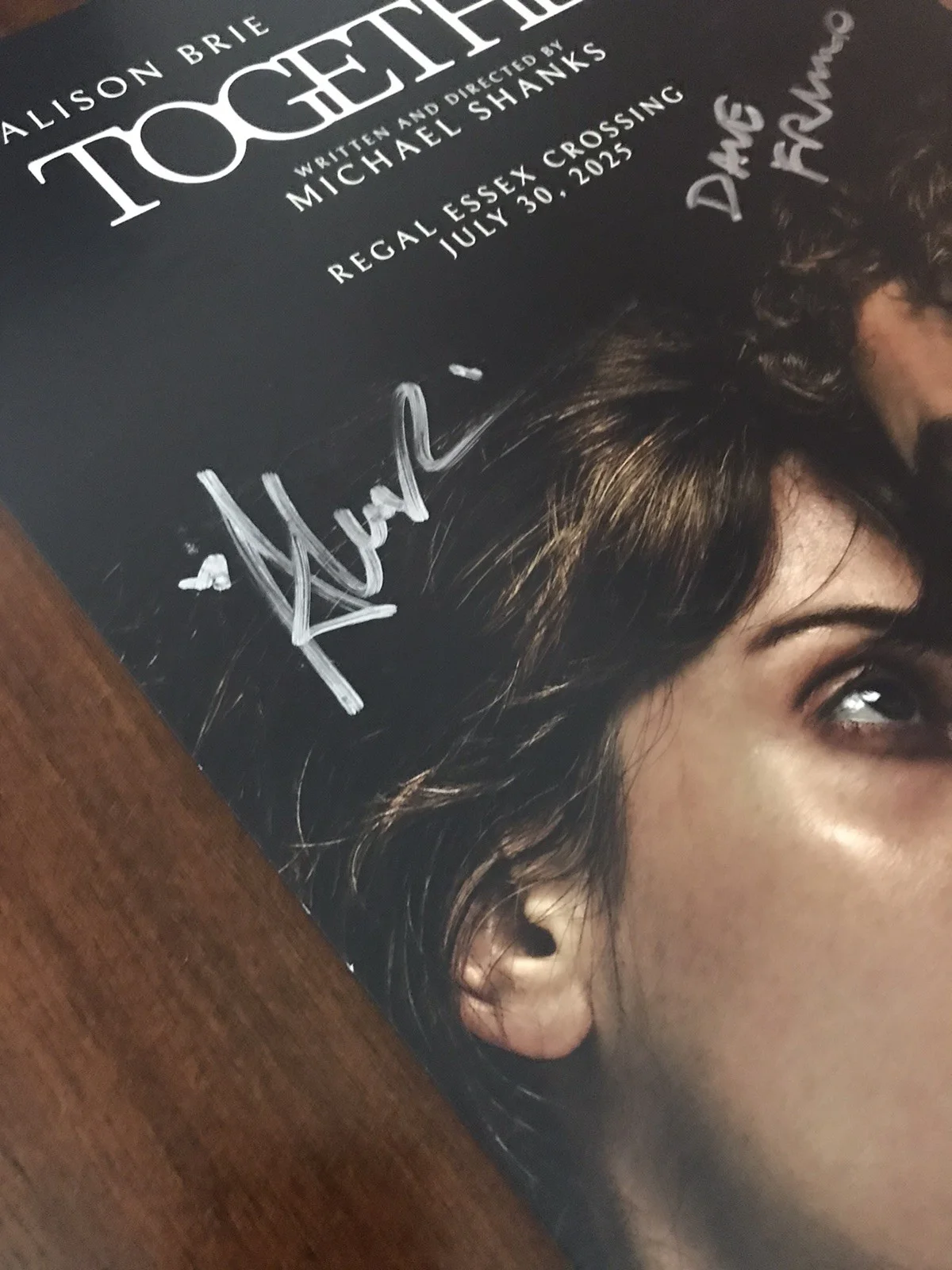 Dave Franco, Alison Brie — Dave Franco & Alison Brie SIGNED Together Poster, High Quality And Thick, 11x17, image 3