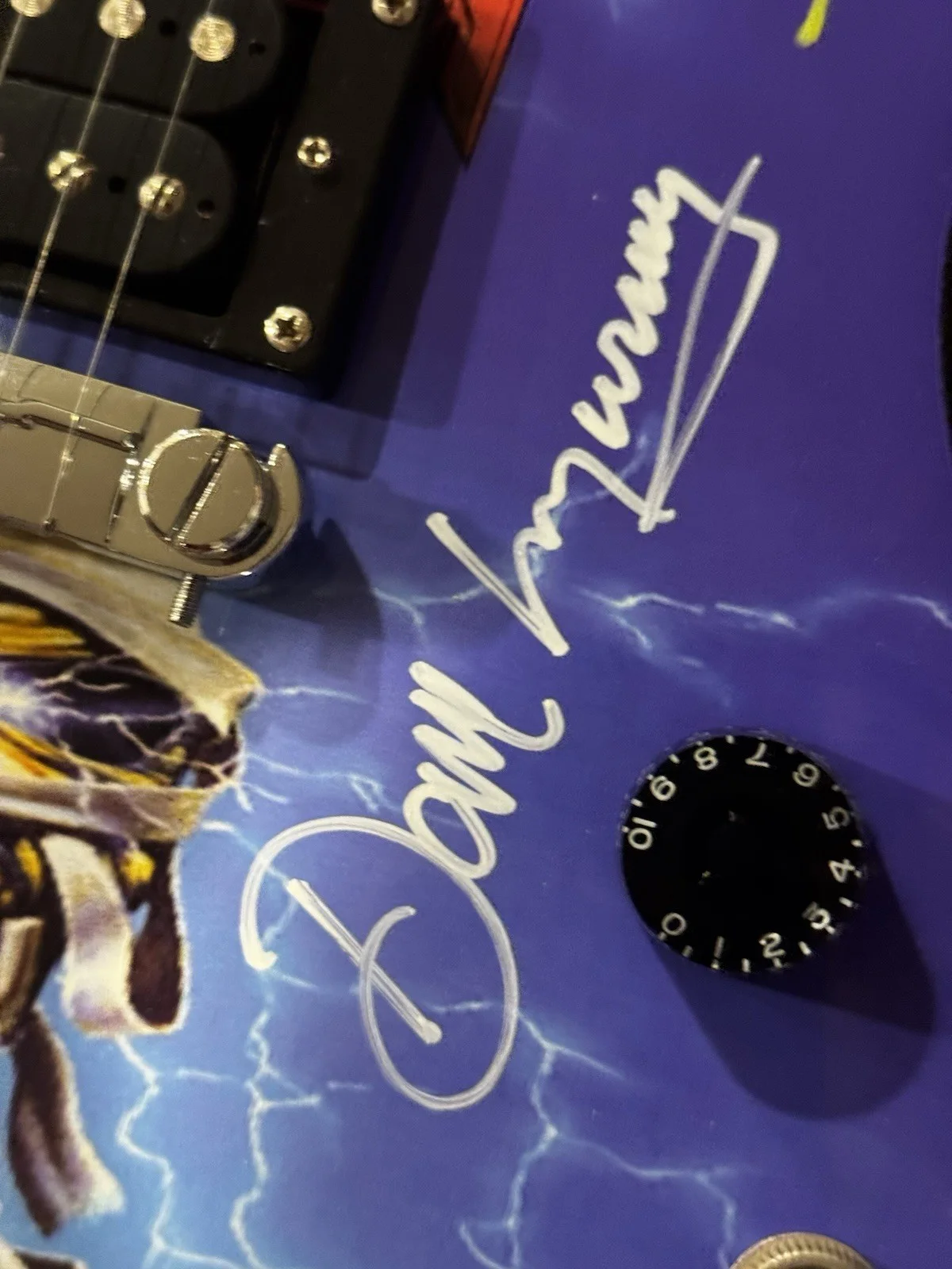 Iron Maiden Signed Epiphone SG Guitar 5/6 Band Autographs + COA Eddie Art, изображение 4