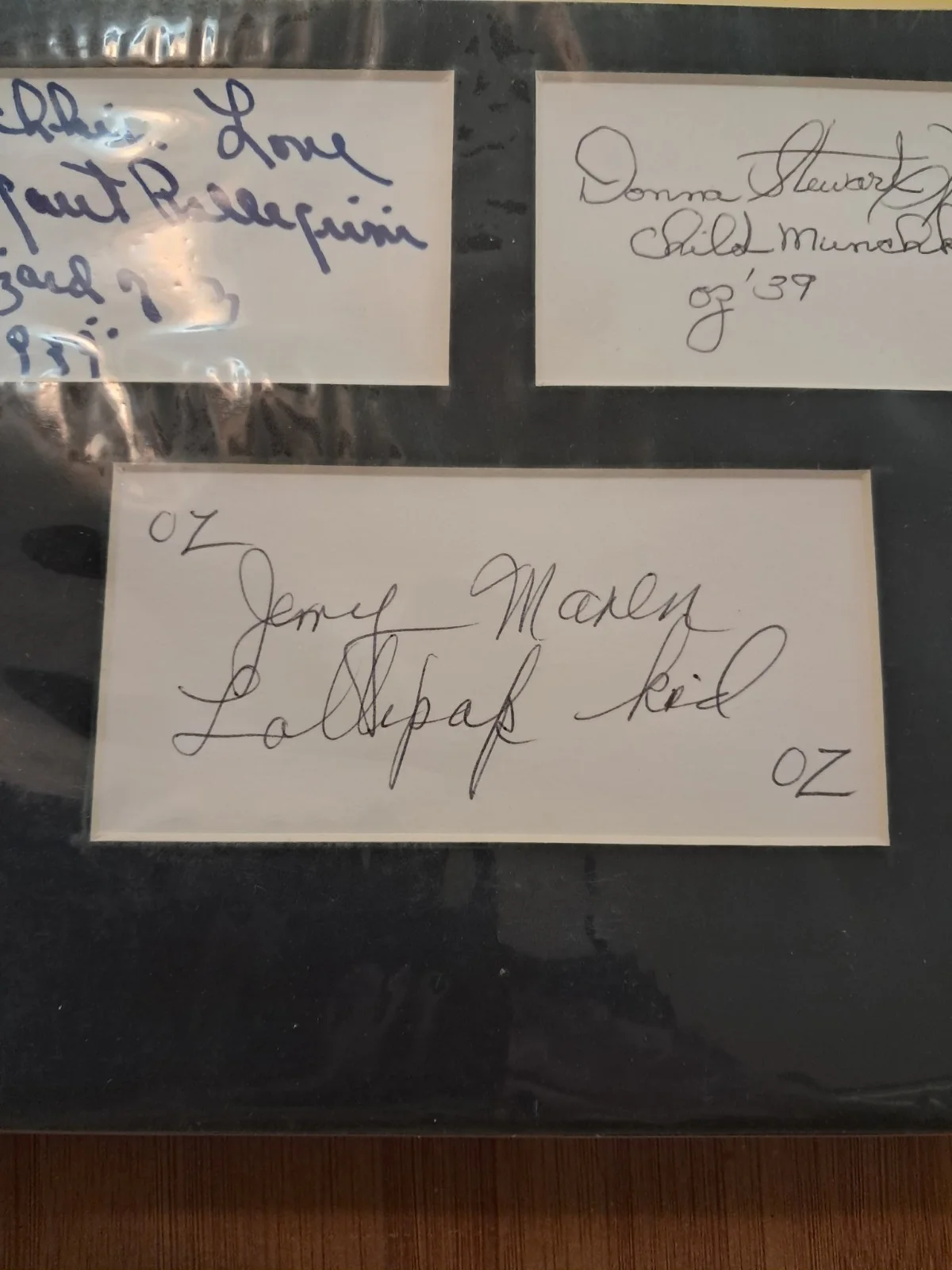 3 Munchkin Autographs From Wizard Of Oz Photo Autographs, изображение 2
