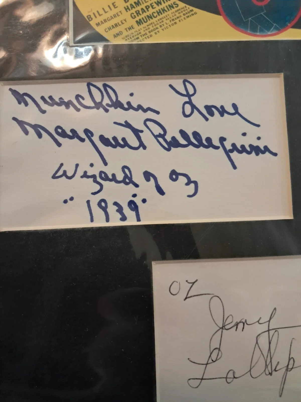 3 Munchkin Autographs From Wizard Of Oz Photo Autographs, изображение 4