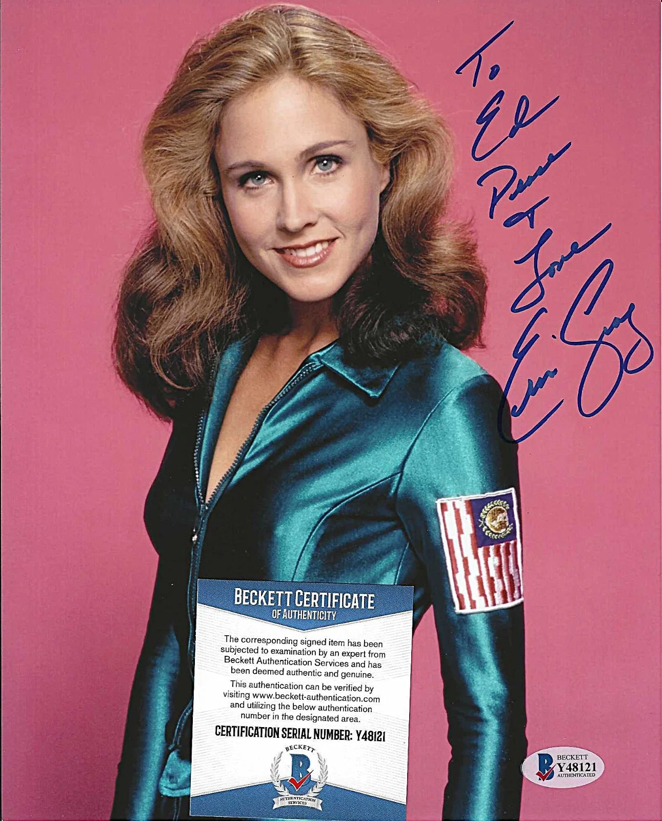 ERIN GRAY — ERIN GRAY HAND SIGNED PHOTO 8x10 BUCK ROGERS COLONEL WILMA DEERING BECKETT, изображение 3