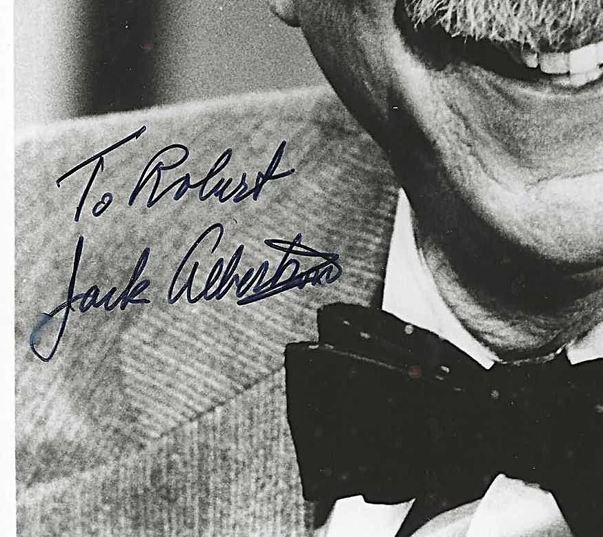 JACK ALBERTSON — JACK ALBERTSON HAND SIGNED PHOTO 8x10 TONY, OSCAR & EMMY WINNING ACTOR, изображение 2