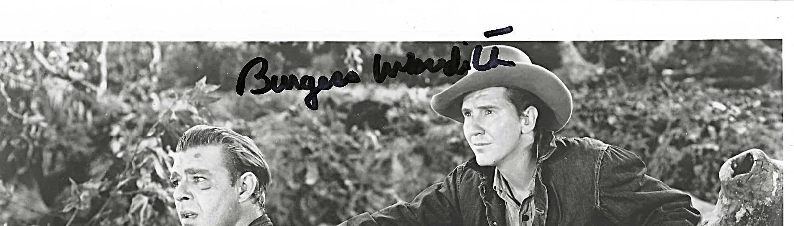 BURGESS MEREDITH — BURGESS MEREDITH HAND SIGNED PHOTO 10X8 B/W 'OF MICE AND MEN' COA, изображение 2