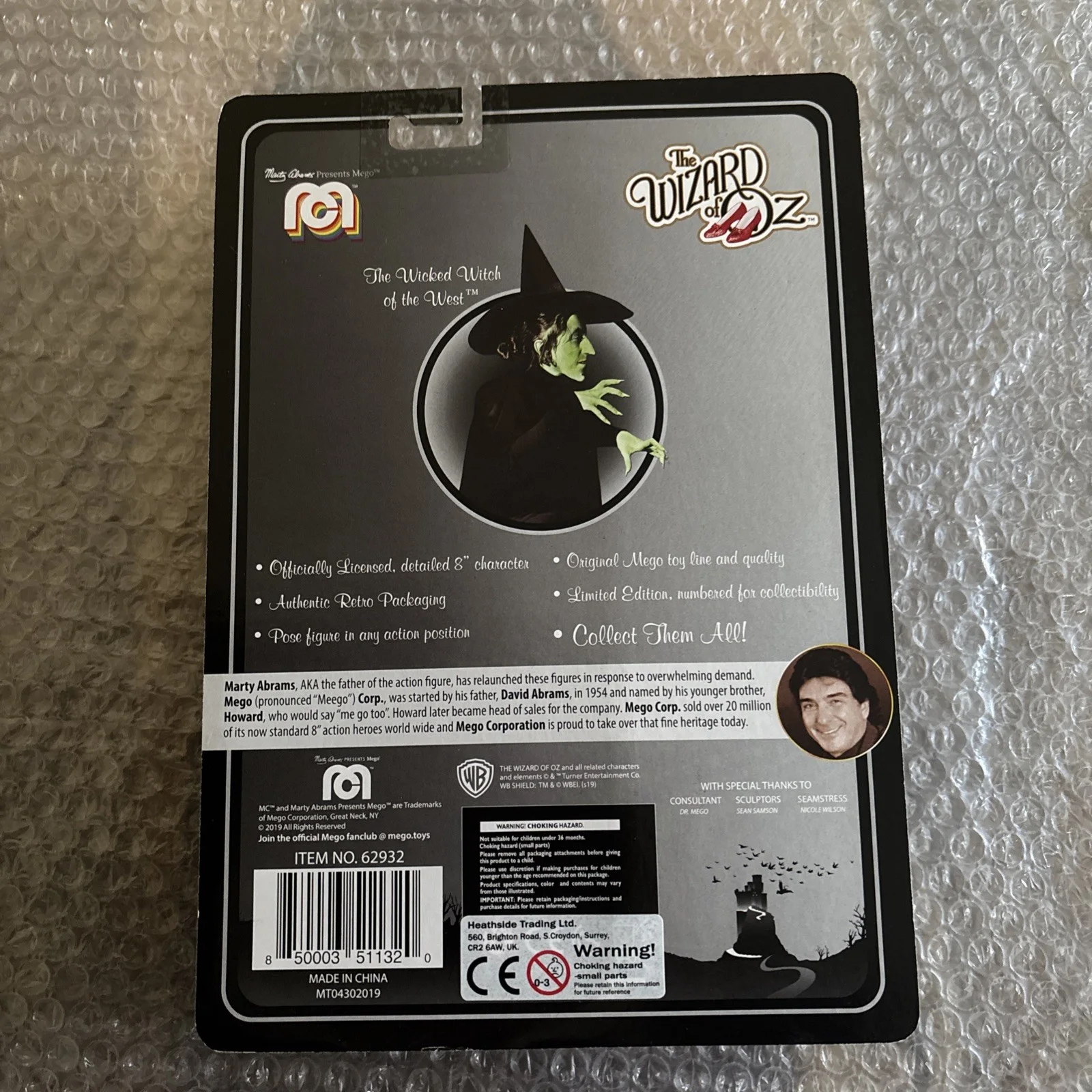 Mego Wizard of Oz Wicked Witch Of The West Limited Ed. Action Figure new, изображение 5