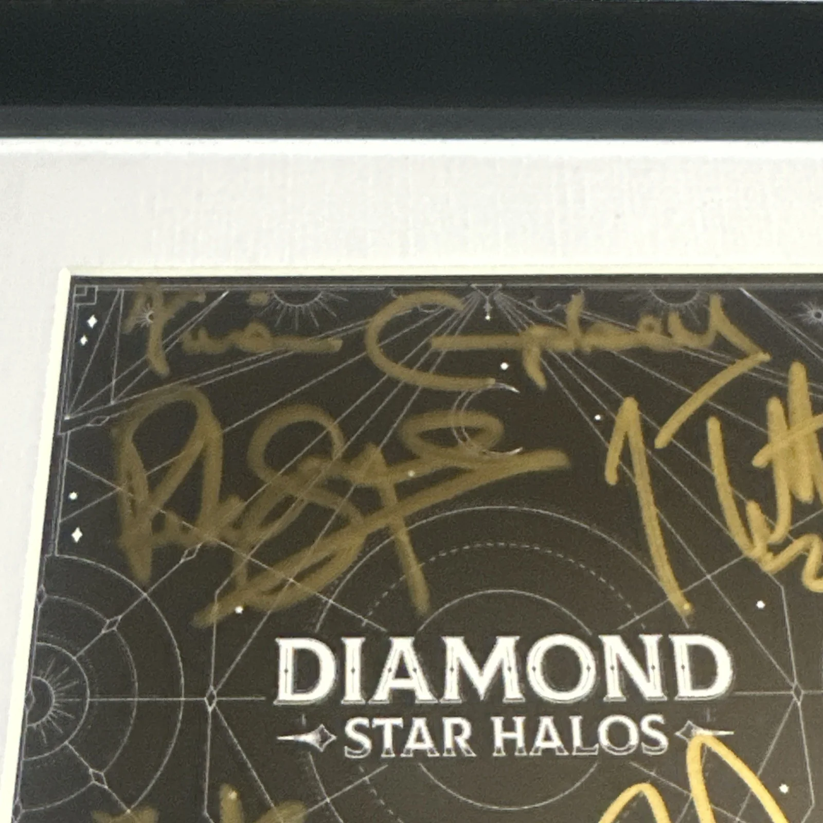 Def Leppard Diamond Star Halos Signed CD Framed Autographed Rock Music Display, image 3