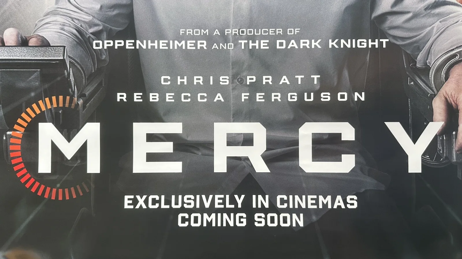 Mercy Original UK Double Sided Cinema One Sheet Poster, image 3