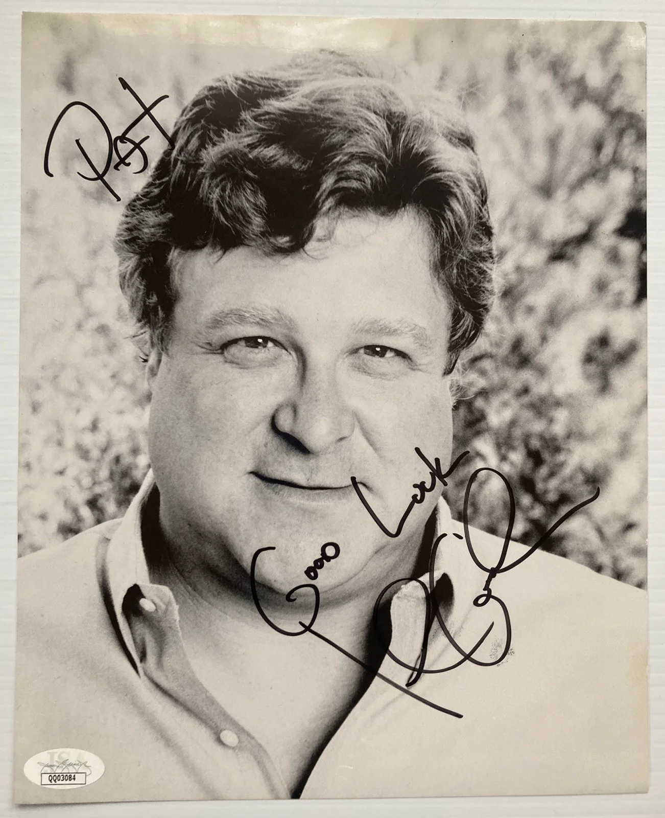 John Goodman — Roseanne John Goodman Signed Autograph 8x10 B&W Photo - JSA Cert - FREE S&H!, изображение 2