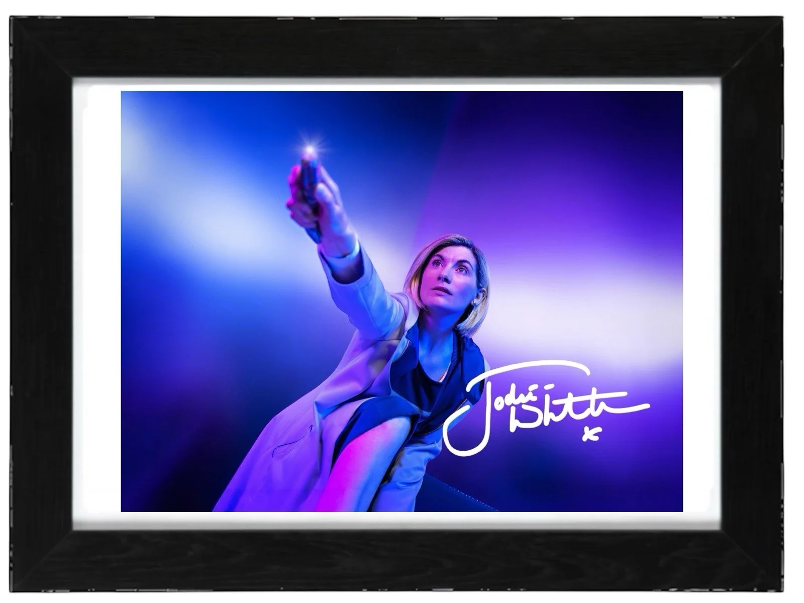 Jodie Whittaker Signed Autograph PHOTO Pre Print 6x4/A4/ Framed Doctor Who, image 2