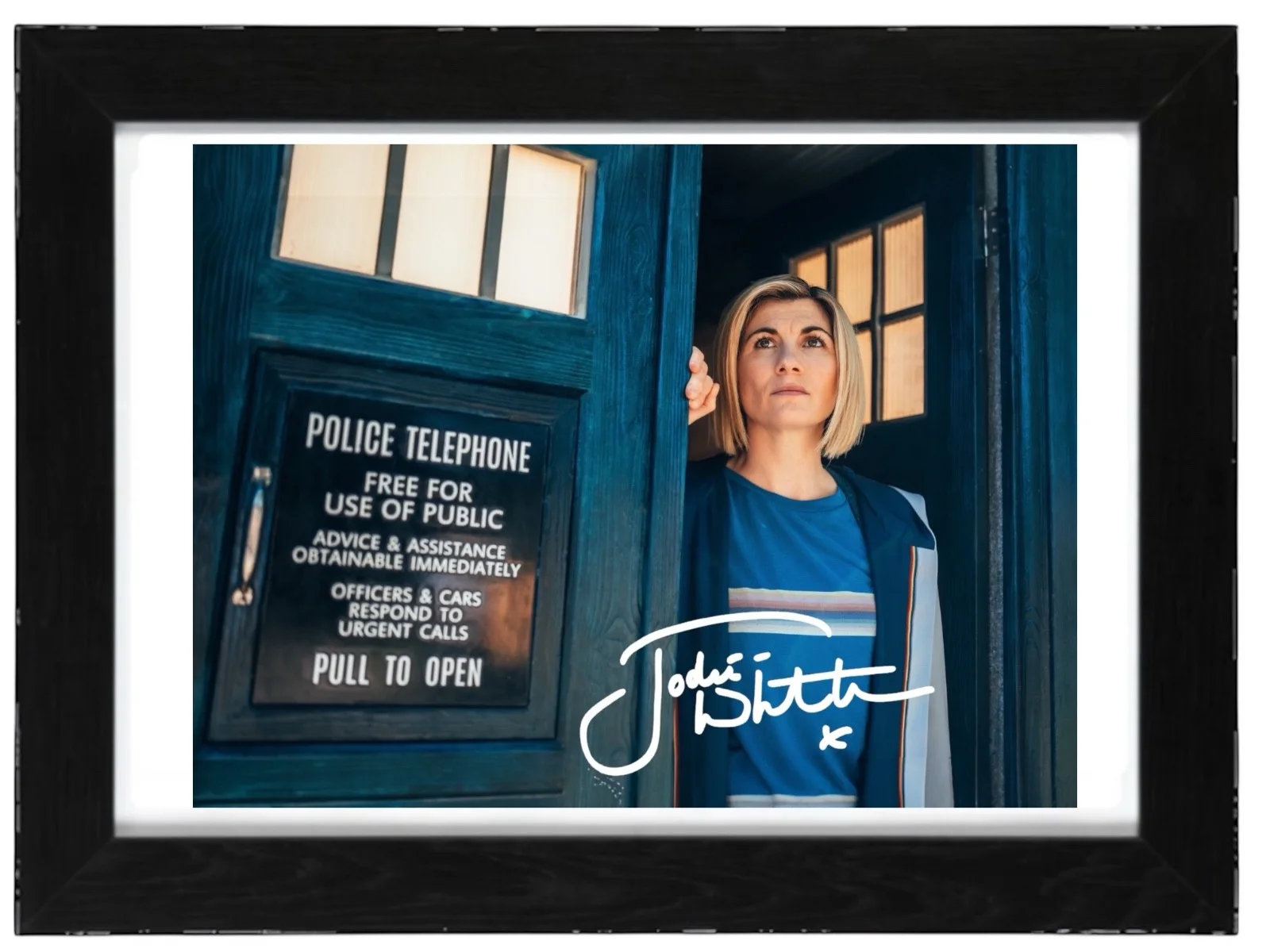 Jodie Whittaker Signed Autograph PHOTO Pre Print 6x4/A4/ Framed Doctor Who, image 3