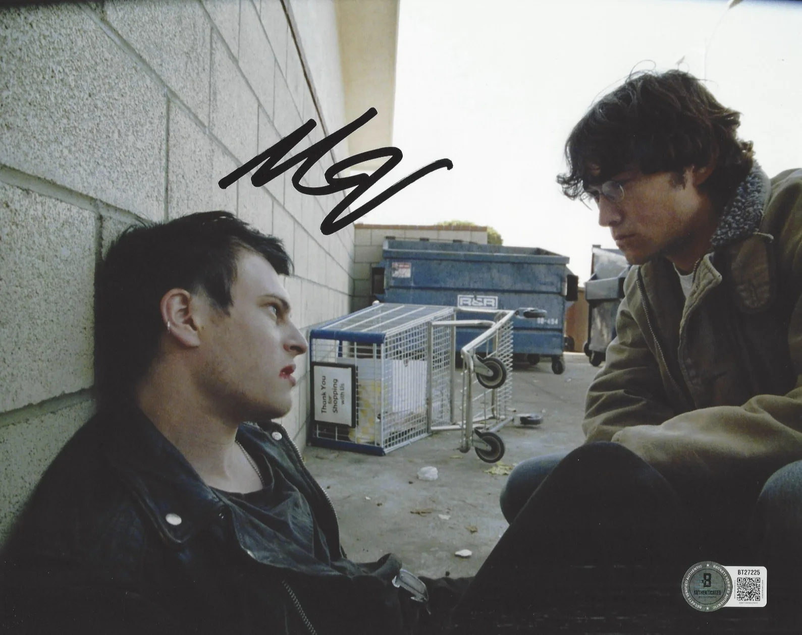 NOAH SEGAN SIGNED 'BRICK' 8x10 MOVIE PHOTO 2 ACTOR AUTOGRAPH BECKETT BAS COA, image 2