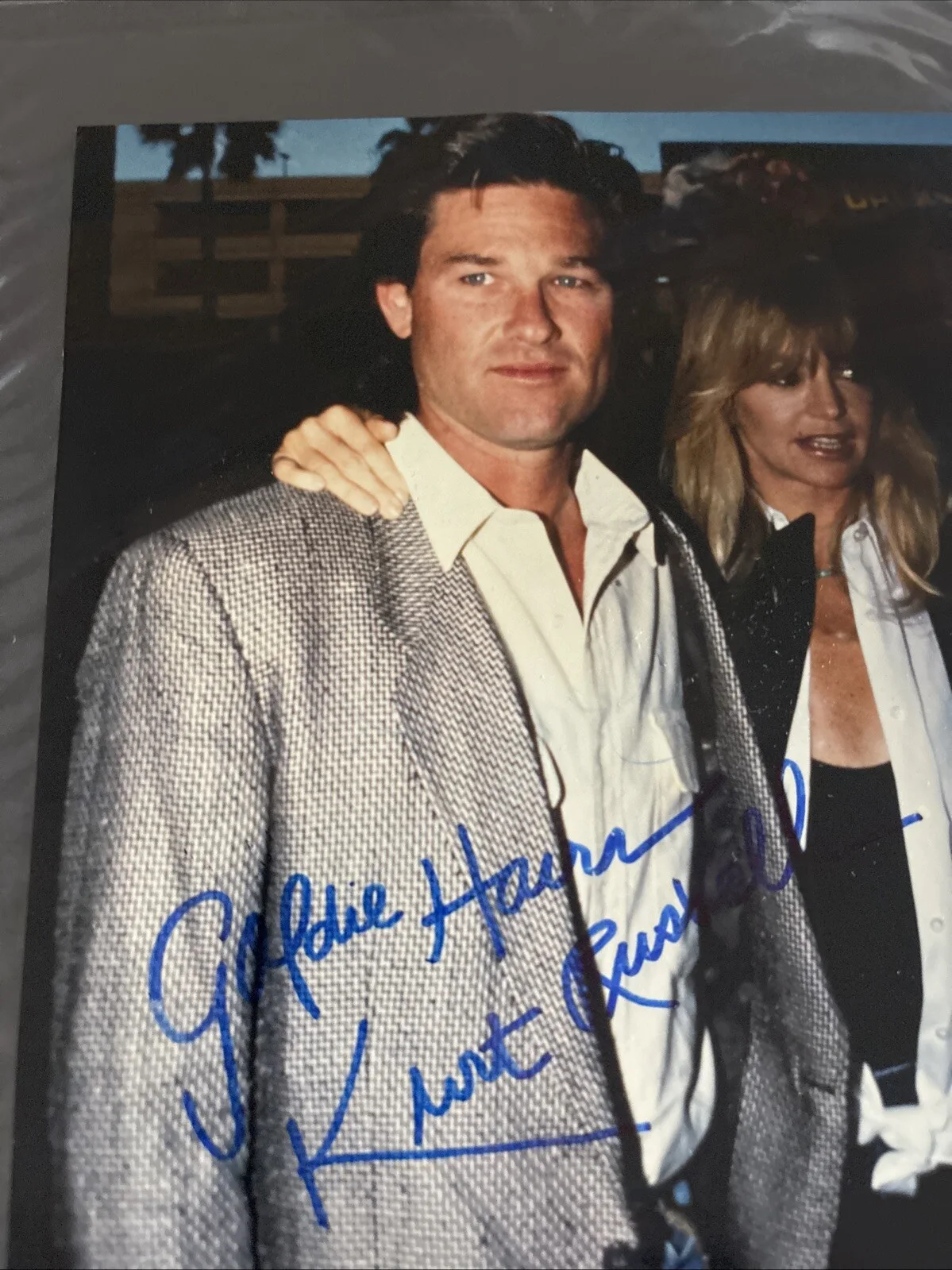 Kurt Russell Goldie Hawn — Kurt Russell/Goldie Hawn 7.5"x9.5" Photo Together Original, изображение 2