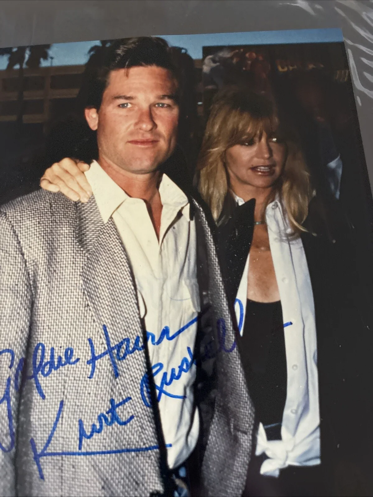 Kurt Russell Goldie Hawn — Kurt Russell/Goldie Hawn 7.5"x9.5" Photo Together Original, изображение 3