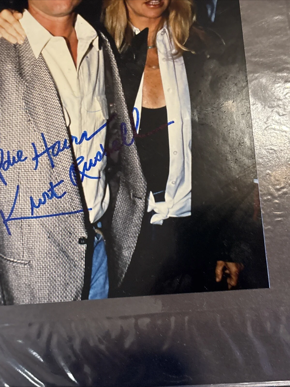 Kurt Russell Goldie Hawn — Kurt Russell/Goldie Hawn 7.5"x9.5" Photo Together Original, изображение 5
