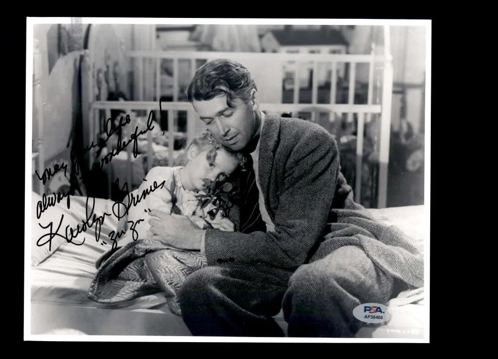 Karolyn Grimes — Karolyn Grimes PSA DNA Coa Signed 8x10 Photo Autograph Its a Wonderful Life