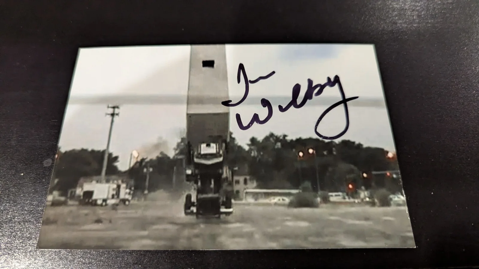 Jim Wilkey — Jim Wilkey Signed Photo Autographed Signature Actor Dick Tracy Stooge