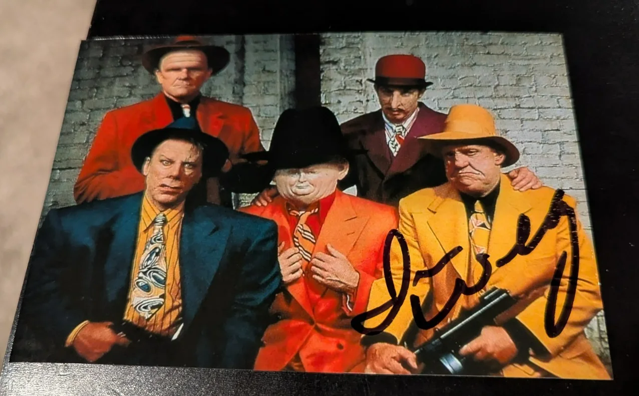 Jim Wilkey — Jim Wilkey Signed Photo Autographed Signature Actor Dick Tracy Stooge