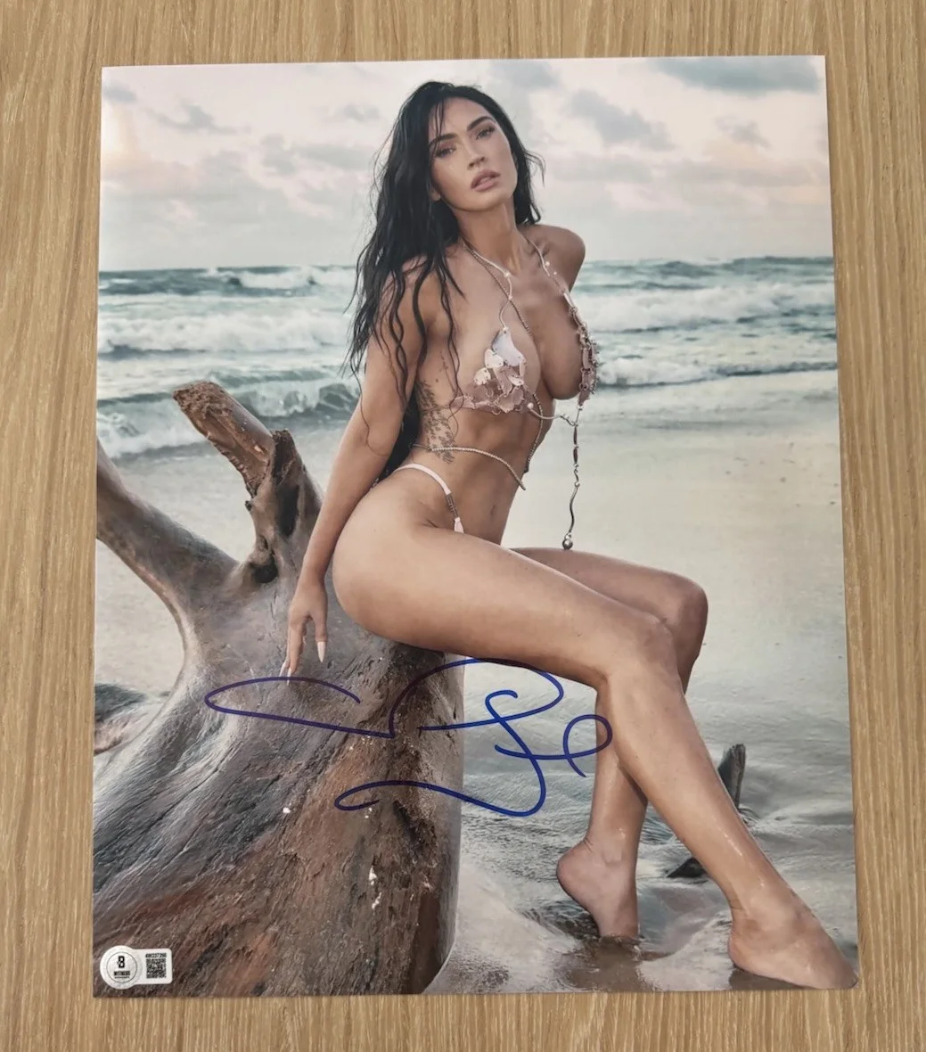 Megan Fox — MEGAN FOX SIGNED SEXY HOT 11X14 PHOTO BECKETT BAS 2