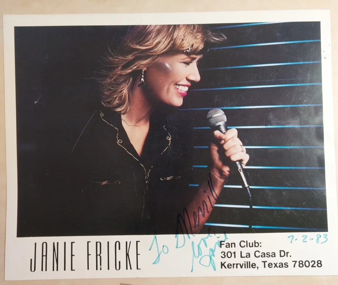 Janie Fricke — 1983 Janie Fricke Country Singer Vintage AUTOGRAPHED Signed 8x10 Photo Picture