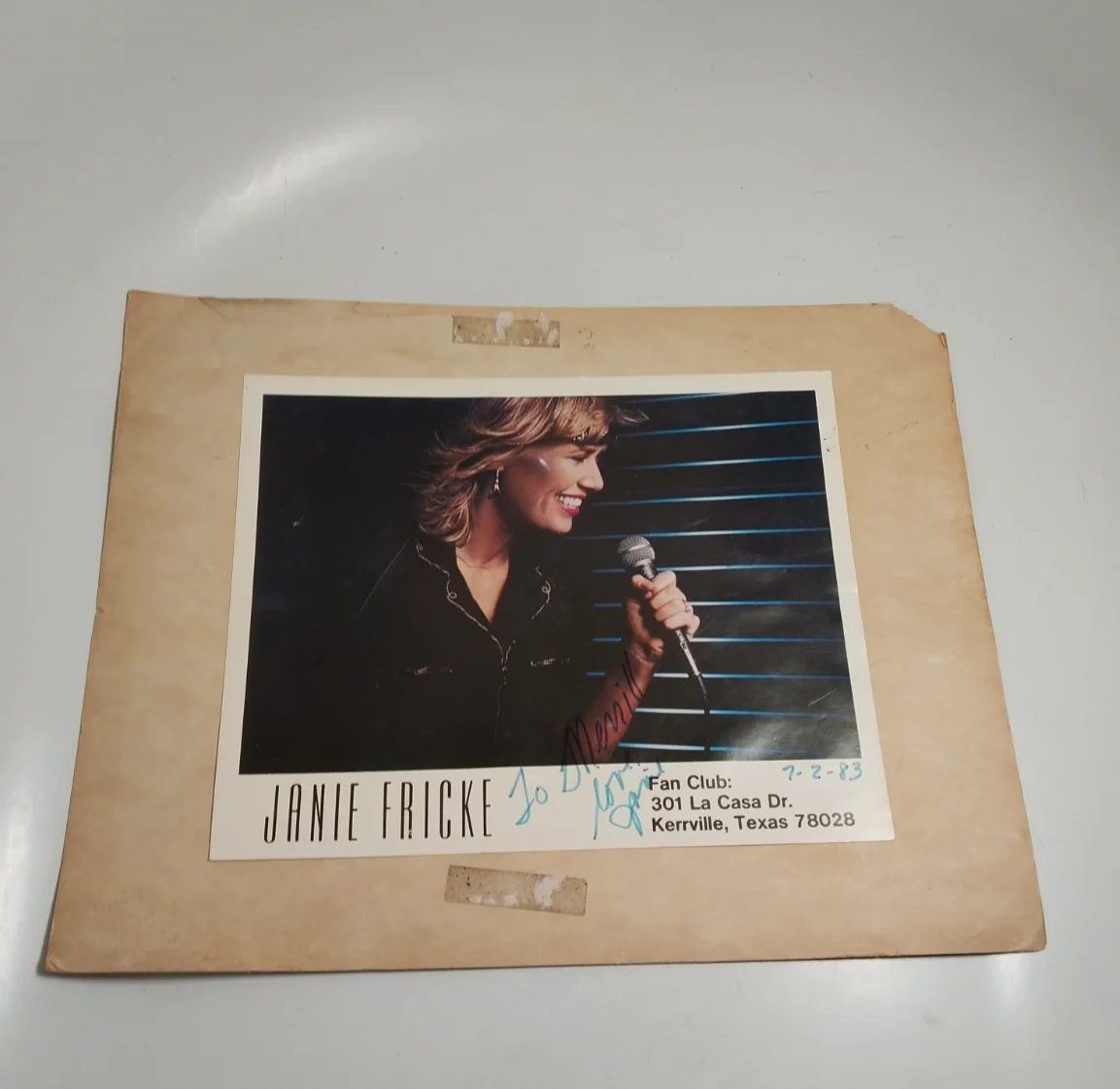 Janie Fricke — 1983 Janie Fricke Country Singer Vintage AUTOGRAPHED Signed 8x10 Photo Picture, изображение 2
