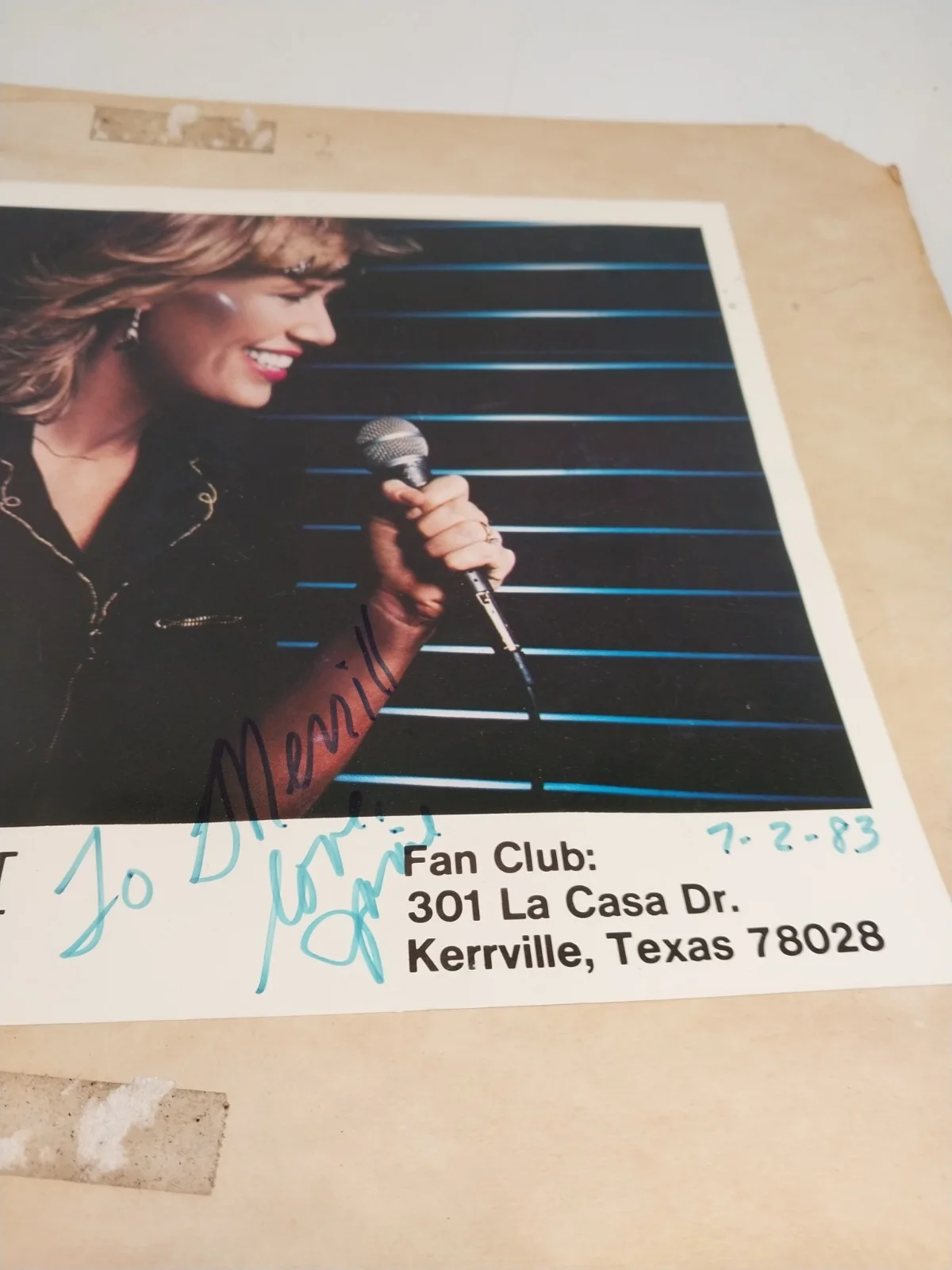 Janie Fricke — 1983 Janie Fricke Country Singer Vintage AUTOGRAPHED Signed 8x10 Photo Picture, изображение 3