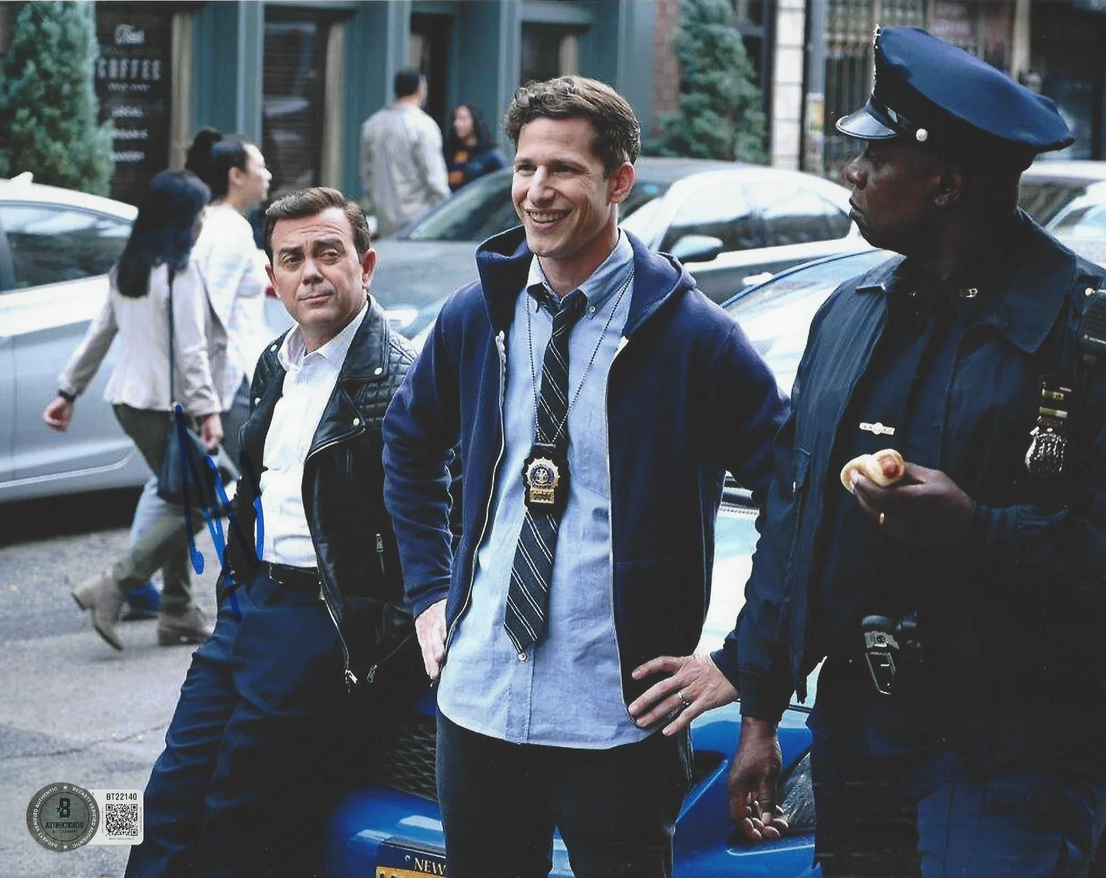JOE LO TRUGLIO SIGNED 'BROOKLYN 99' 8x10 PHOTO ACTOR AUTOGRAPH BECKETT BAS COA, image 2