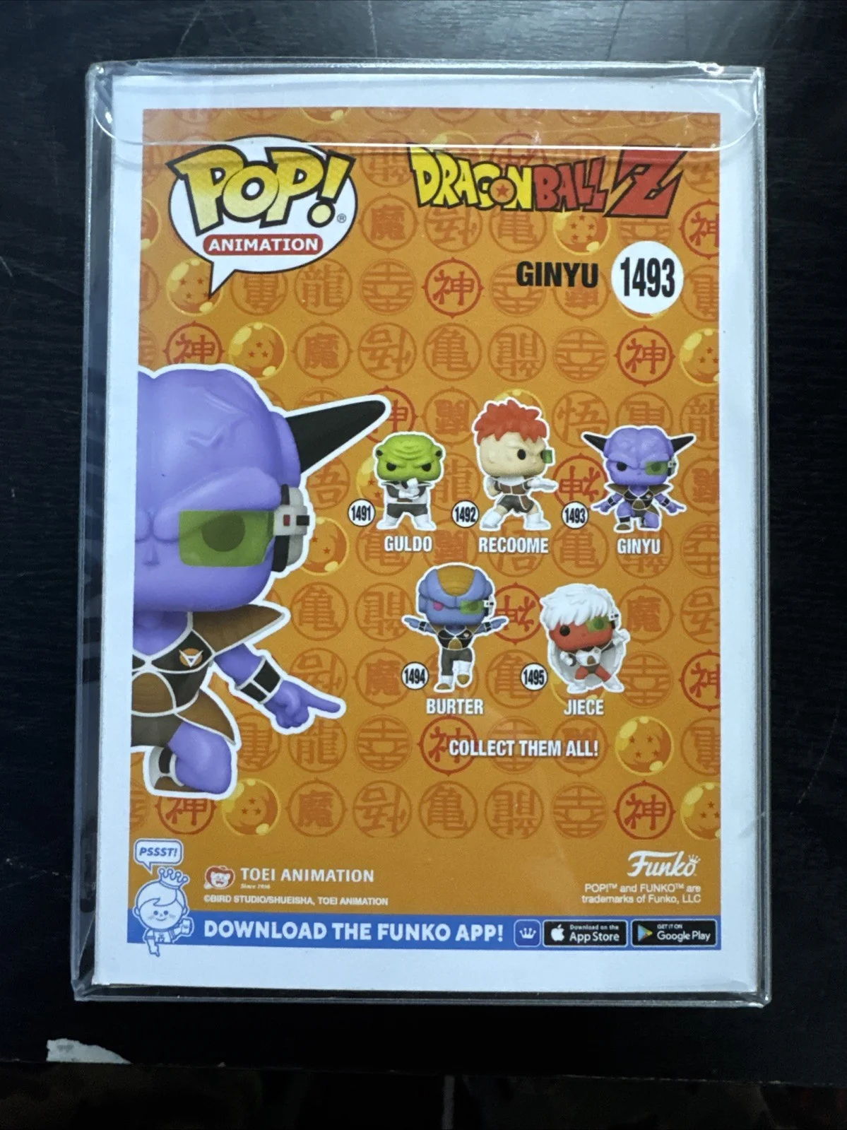 Dale D. Kelly — Dale D. Kelly DUAL Signed Ginyu Funko Pop 1493 Dragon Ball Z COA Inscriptions, изображение 5