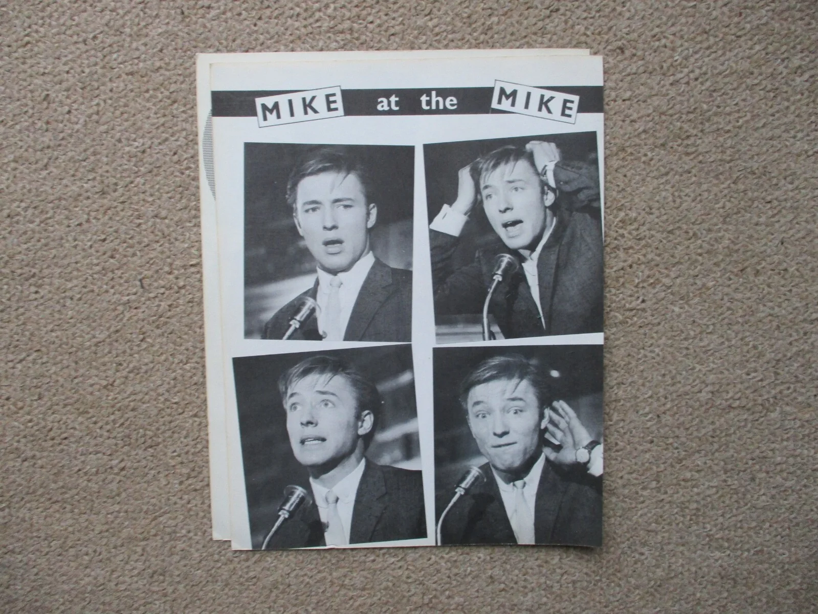 Mike Sarne - pop singer / actor . Original 1962 article with pics., image 2
