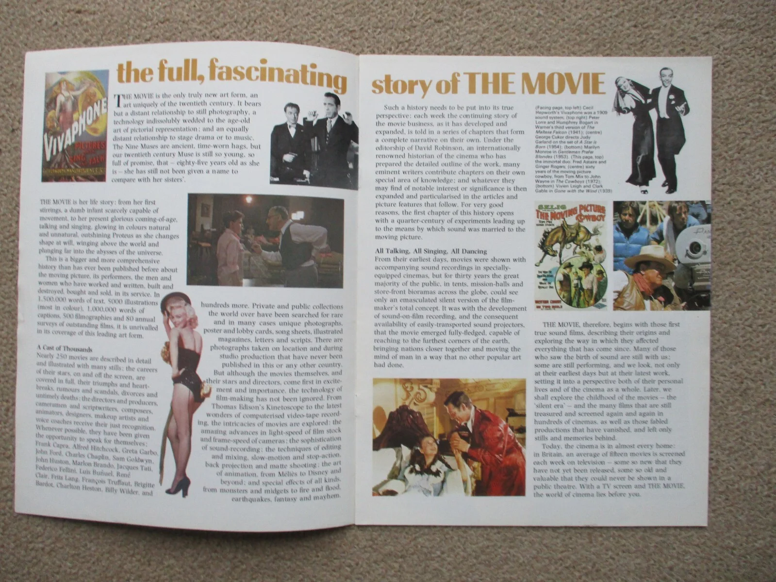 The Movie magazine - supplement advertising the series of magazines. 11 x 8", изображение 2