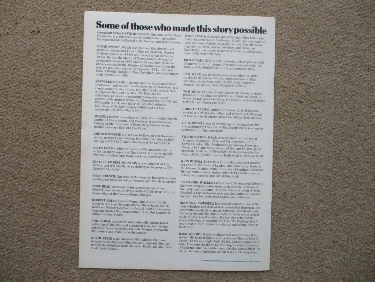 The Movie magazine - supplement advertising the series of magazines. 11 x 8", изображение 3