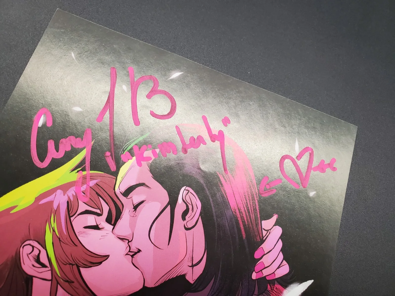 Amy Jo Johnson - Jason David Frank — Mighty Morphin Power Rangers Comic Book Page Signed 2X Jason David Frank & AJJ, изображение 4