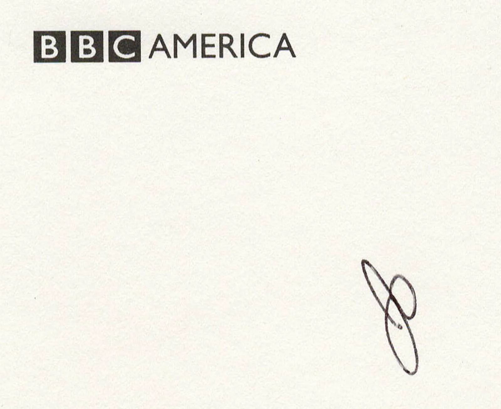 Ricky Gervais — Ricky Gervais The Office Autographed Signed Greeting Card AMCo COA 2244, image 2