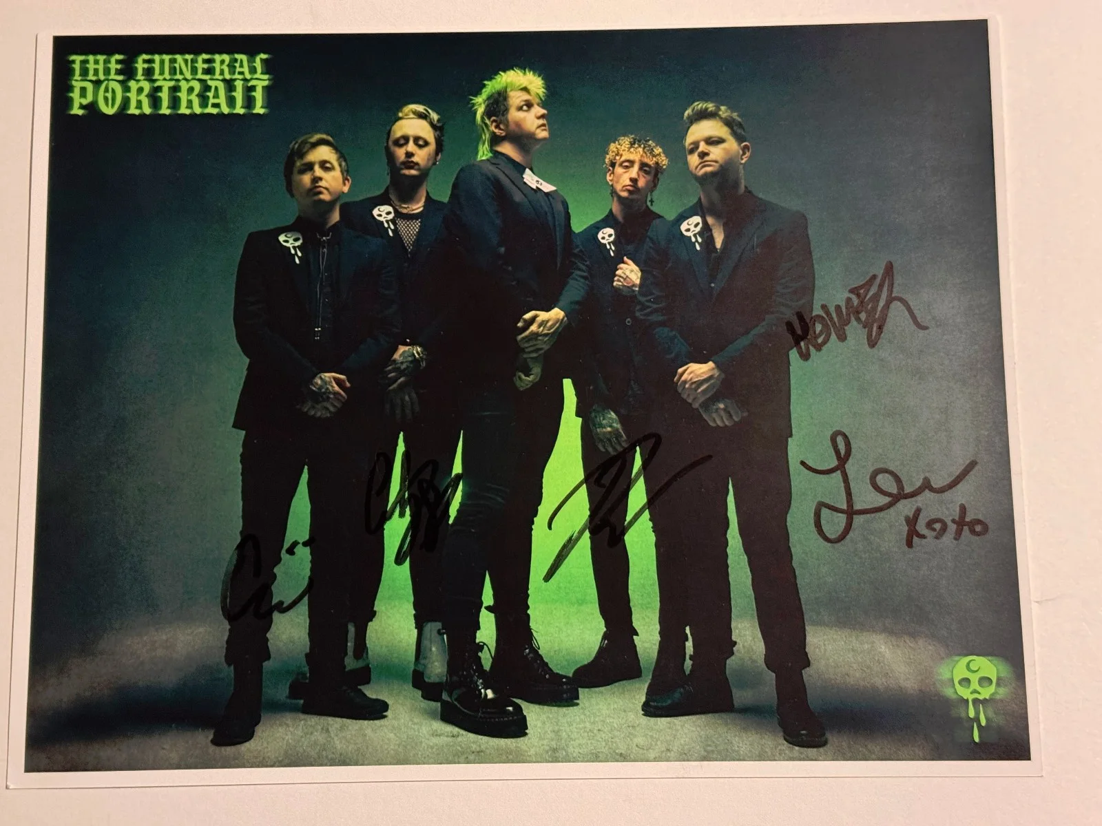 The Funeral Portrait - Greetings From Suffocate City Autographed Signed CD, image 2
