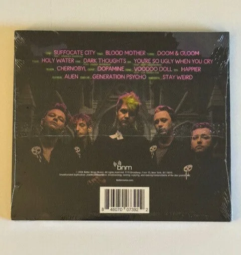 The Funeral Portrait - Greetings From Suffocate City Autographed Signed CD, image 4