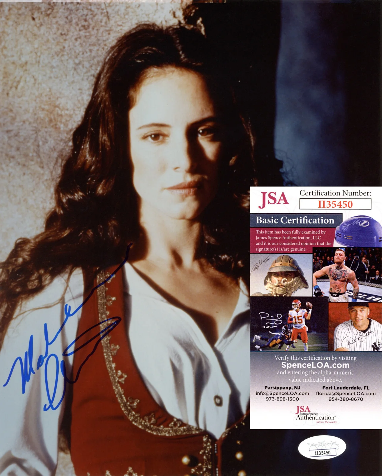 Madeleine Stowe — Madeleine Stowe Signed JSA COA Autographed 8X10 Sexy Photo Autograph Auto RARE!!, image 2