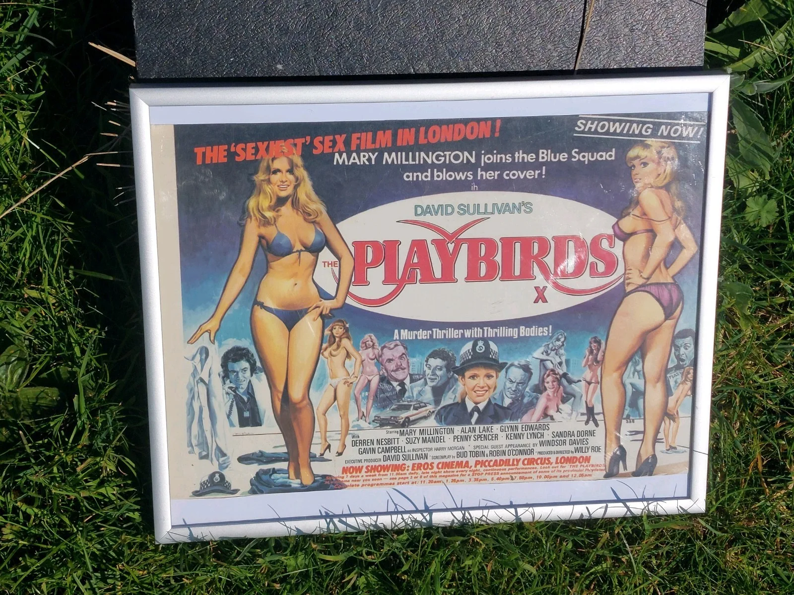 Playbirds 1978 UK Advert Poster Mary Millington Suzy Mandel Sexploitation, изображение 2